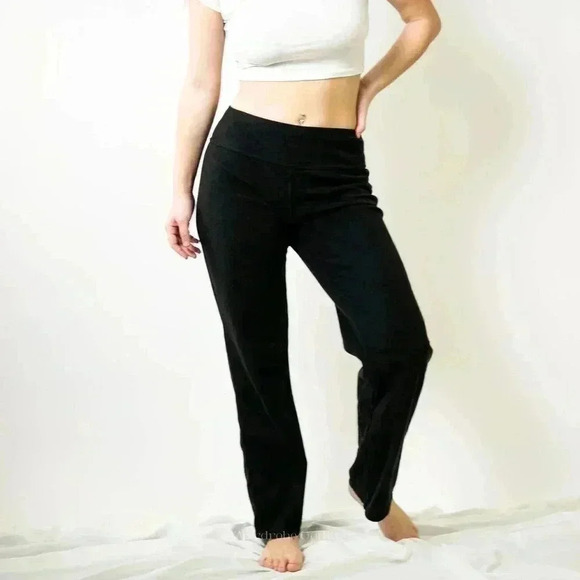 Vintage Y2K Low Rise Black Sweatpant Joggers by 32 Degrees Heat - Picture 2 of 8